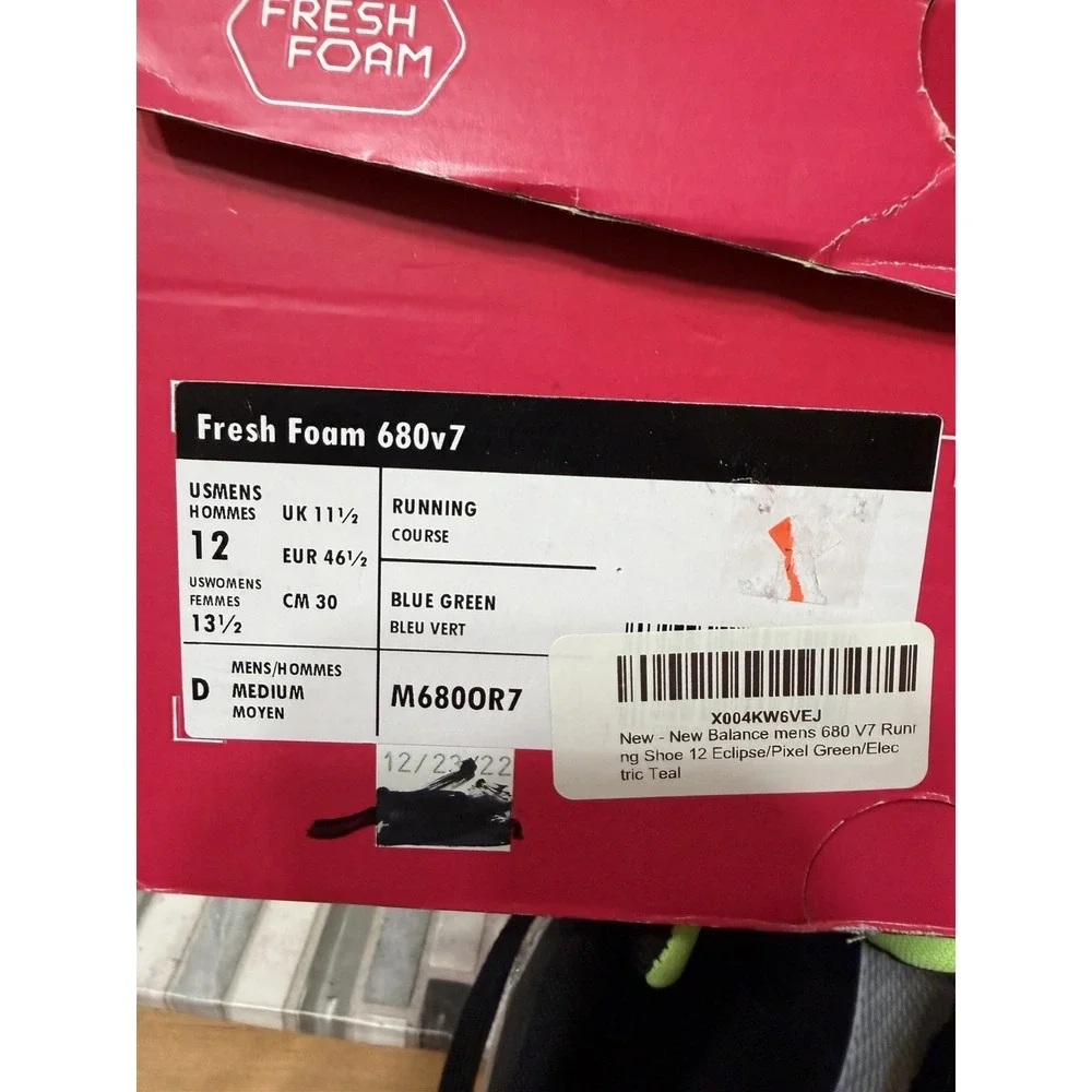 Size 12- New Balance Fresh‎ Foam 680v7 Eclipse
